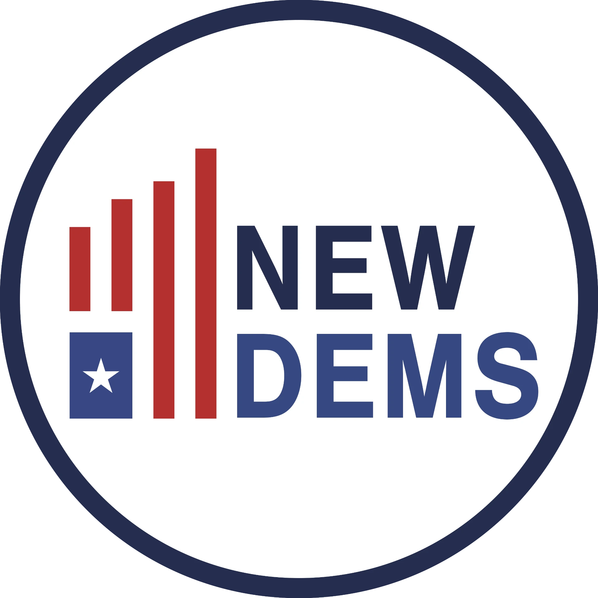 Logo New Dem Coalition circulaire